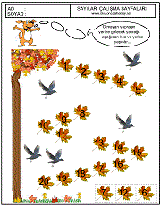 okul öncesi çocuklar için sayılar örüntü çalışmaları